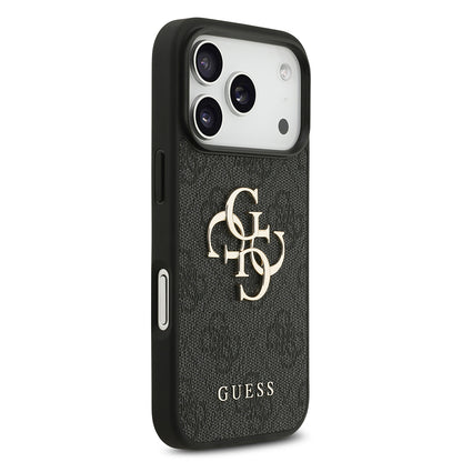 Case for Apple iPhone 18 Pro / 17 Pro, Guess, 4G Big Logo, Black