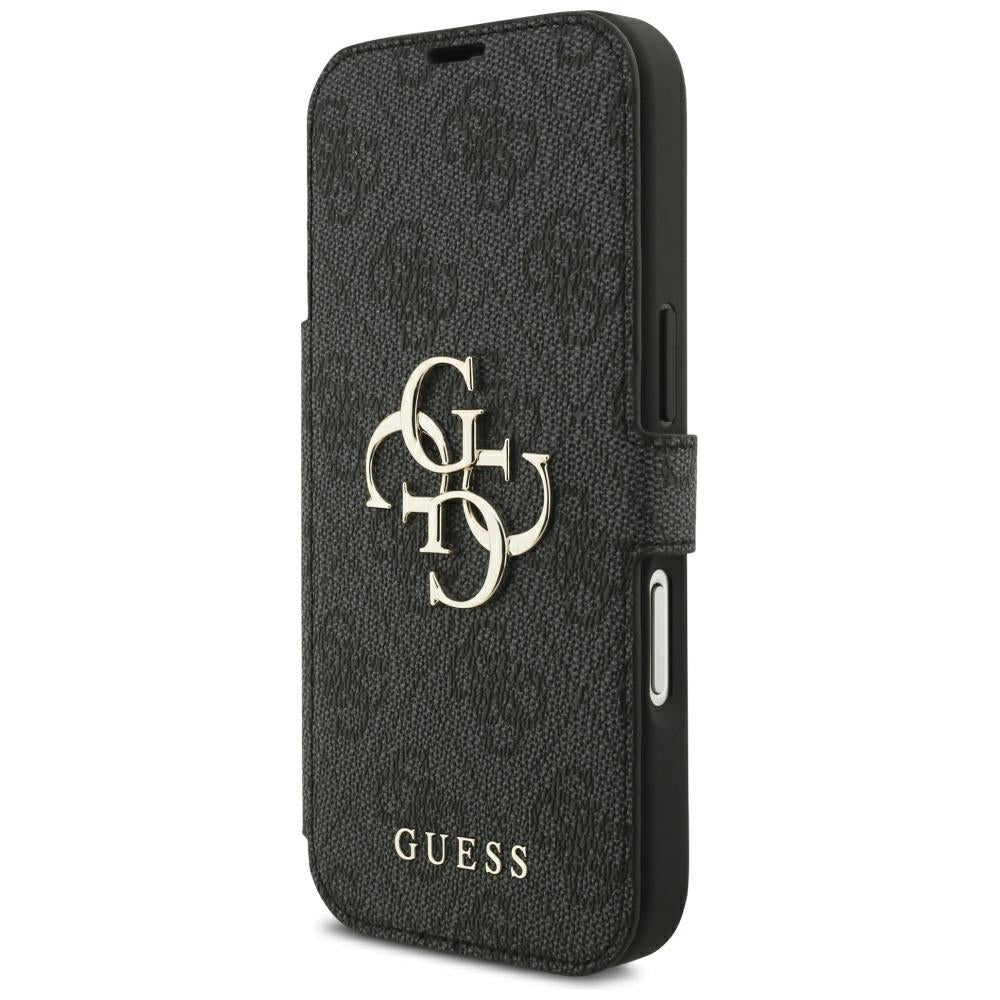 Case for Apple iPhone 18 Pro / 17 Pro, Guess, 4G Metal Logo, Black