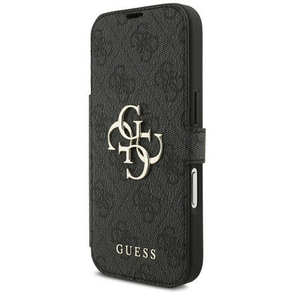 Case for Apple iPhone 18 Pro / 17 Pro, Guess, 4G Metal Logo, Black