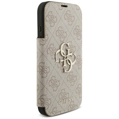 Case for Apple iPhone 18 Pro / 17 Pro, Guess, 4G Metal Logo, Pink