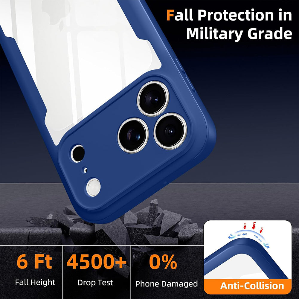 Case for Apple iPhone 18 Pro / 17 Pro, Techsuit, ColorVerse 360, Blue