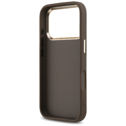 Case for Apple iPhone 18 Pro Max / 17 Pro Max, Guess, 4G Big Classic Logo, Brown