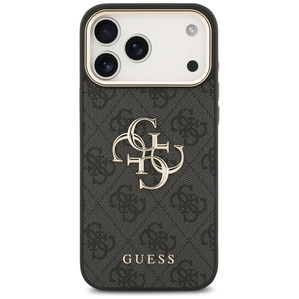 Case for Apple iPhone 18 Pro Max / 17 Pro Max, Guess, 4G Big Classic Logo, Black