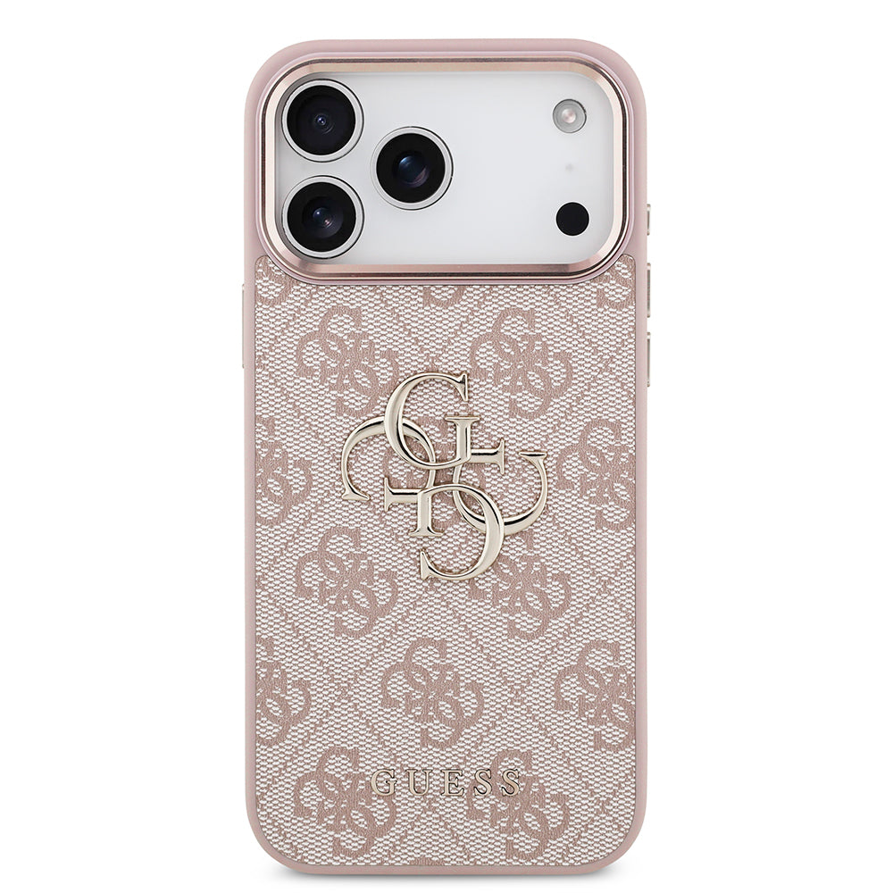 Case for Apple iPhone 18 Pro Max / 17 Pro Max, Guess, 4G Big Classic Logo, Pink