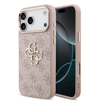 Case for Apple iPhone 18 Pro Max / 17 Pro Max, Guess, 4G Big Classic Logo, Pink