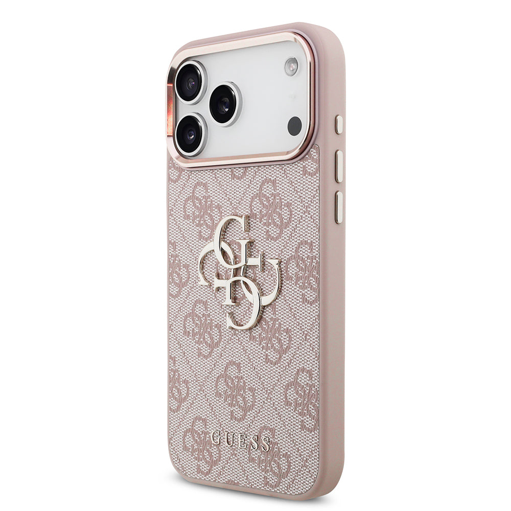 Case for Apple iPhone 18 Pro Max / 17 Pro Max, Guess, 4G Big Classic Logo, Pink