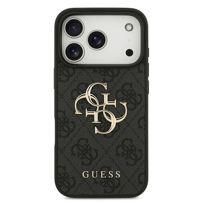 Case for Apple iPhone 18 Pro Max / 17 Pro Max, Guess, 4G Big Logo, Black