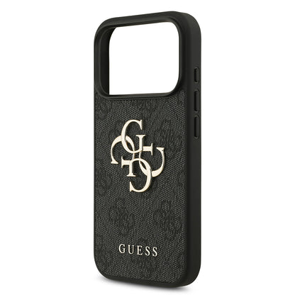 Case for Apple iPhone 18 Pro Max / 17 Pro Max, Guess, 4G Big Logo, Black