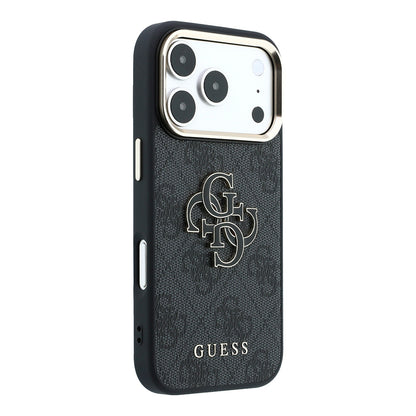Case for Apple iPhone 18 Pro Max / 17 Pro Max, Guess, 4G Big Resin Logo, Black