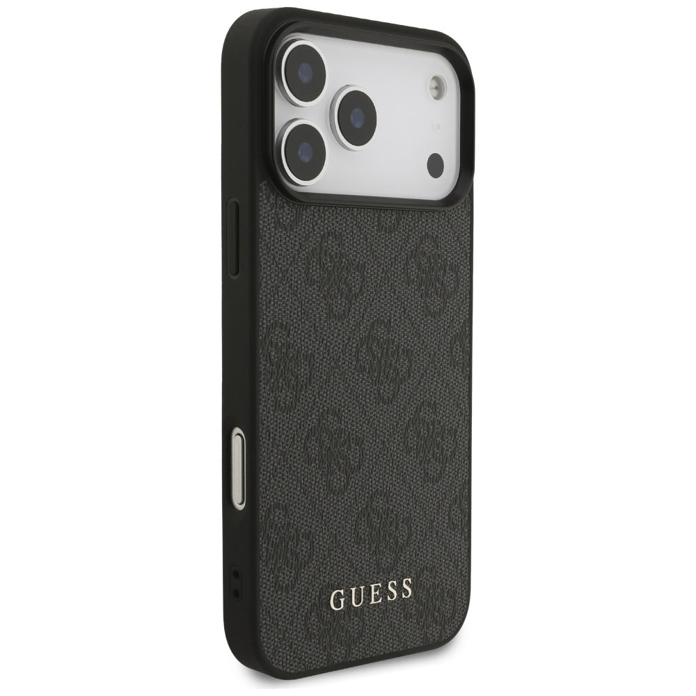 Case for Apple iPhone 18 Pro Max / 17 Pro Max, Guess, 4G Classic Logo, Black
