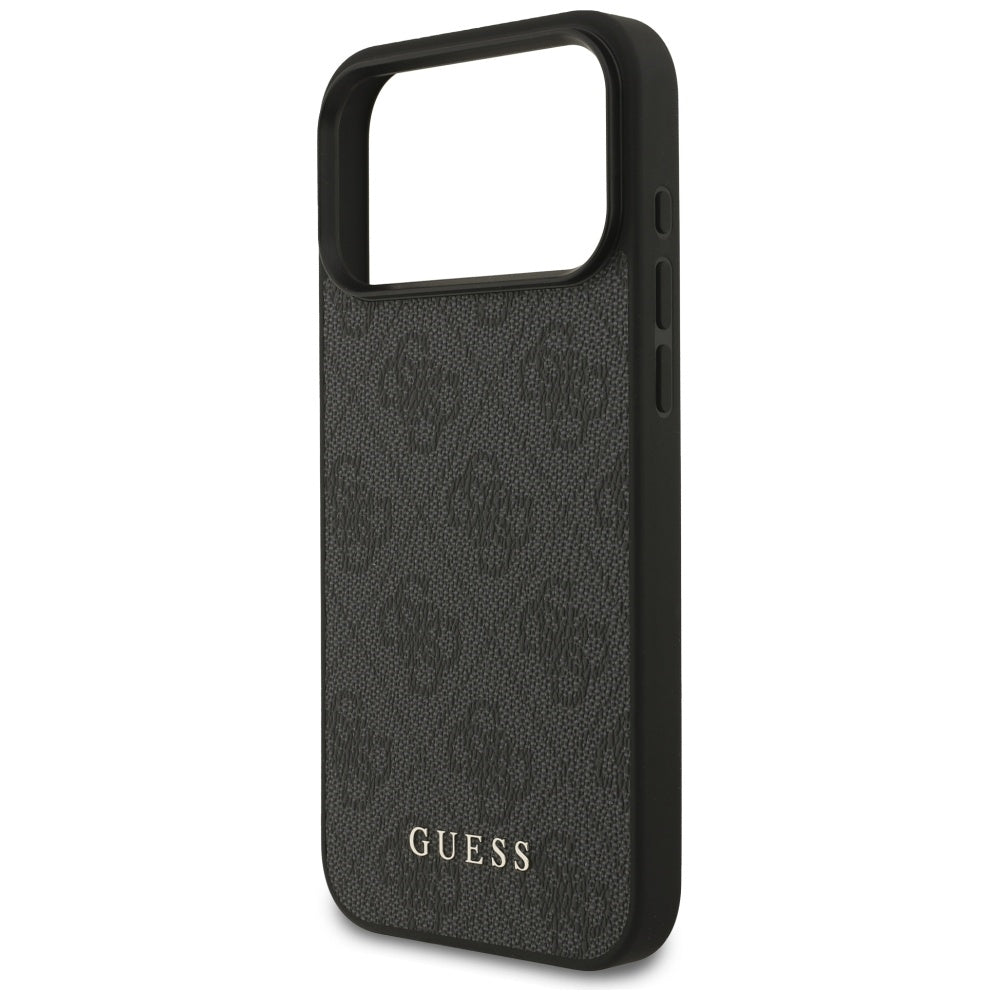 Case for Apple iPhone 18 Pro Max / 17 Pro Max, Guess, 4G Classic Logo, Black