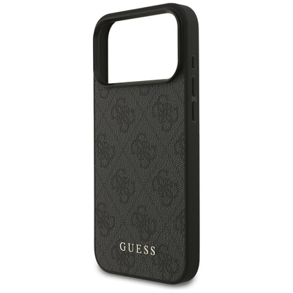 Case for Apple iPhone 18 Pro Max / 17 Pro Max, Guess, 4G Classic Logo, Black