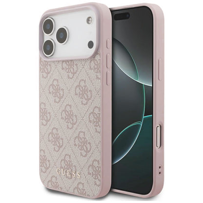 Case for Apple iPhone 18 Pro Max / 17 Pro Max, Guess, 4G Classic Logo, Pink