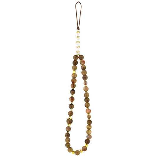 Case for Apple iPhone 18 Pro Max / 17 Pro Max, Guess, 4G Classic Logo with Strap, Brown