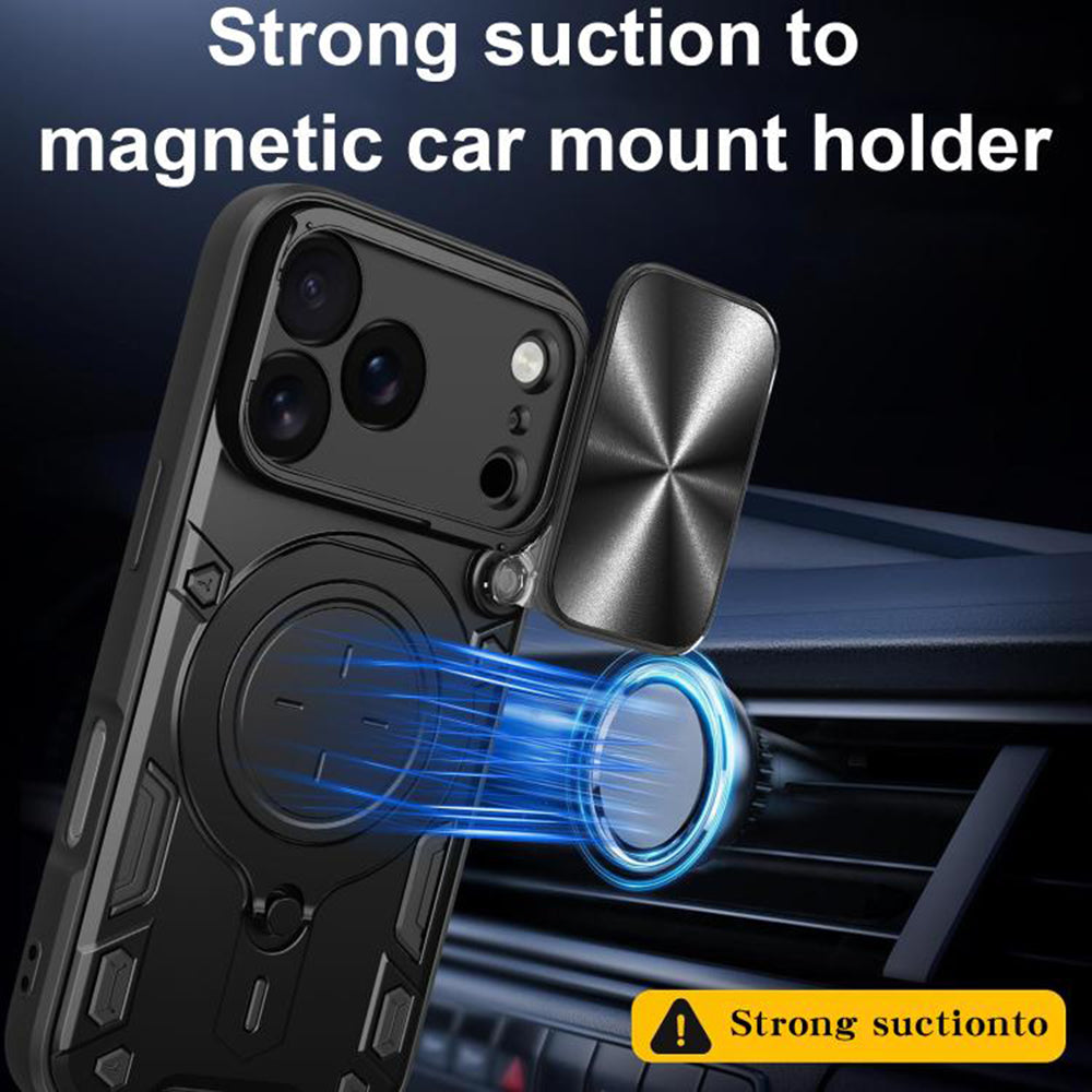 Case for Apple iPhone 18 Pro Max / 17 Pro Max, Techsuit, CamGuard Pro, Rose Gold