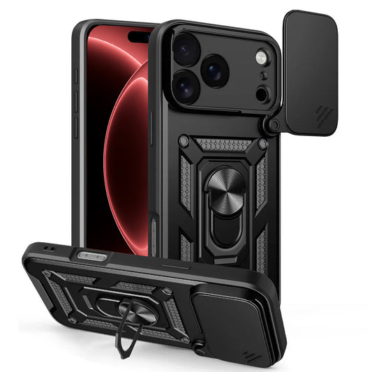 Case for Apple iPhone 18 Pro Max / 17 Pro Max, Techsuit, CamShield, Black