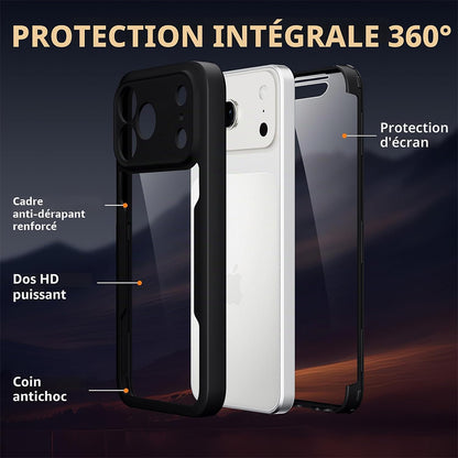 Case for Apple iPhone 18 Pro Max / 17 Pro Max, Techsuit, ColorVerse 360, Black