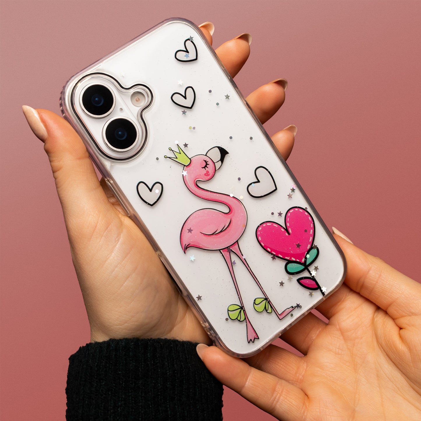 Case for Apple iPhone 14 / 13, OEM, Ultra Trendy Love 2, Multicolor