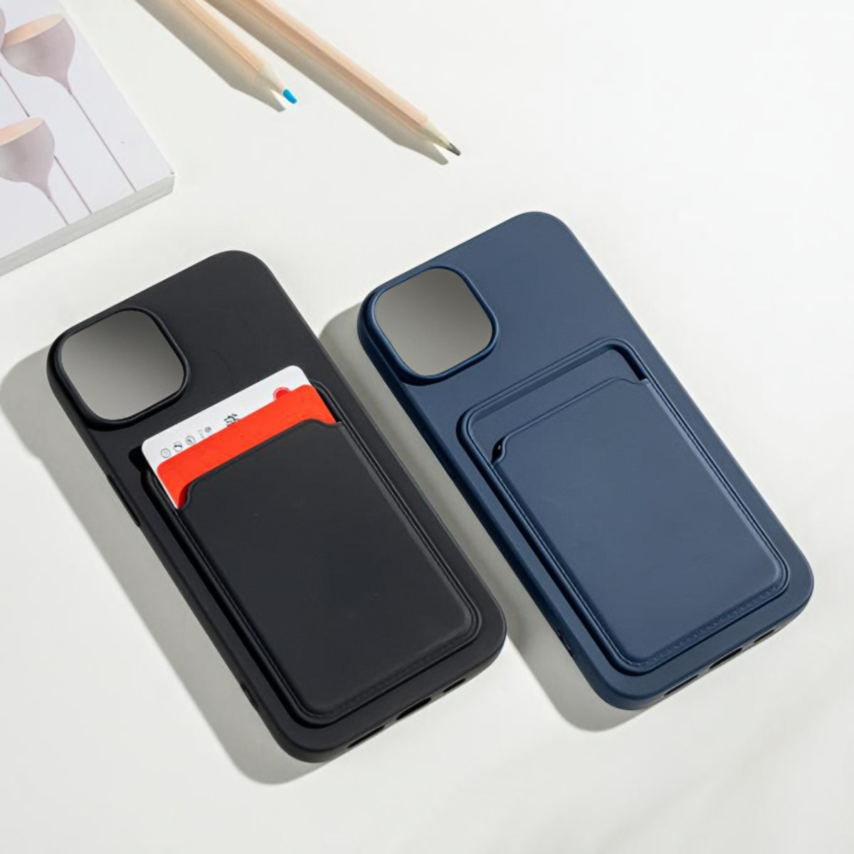 Case for Apple iPhone 15 Pro Max, XO Design, Card Slot, Orange