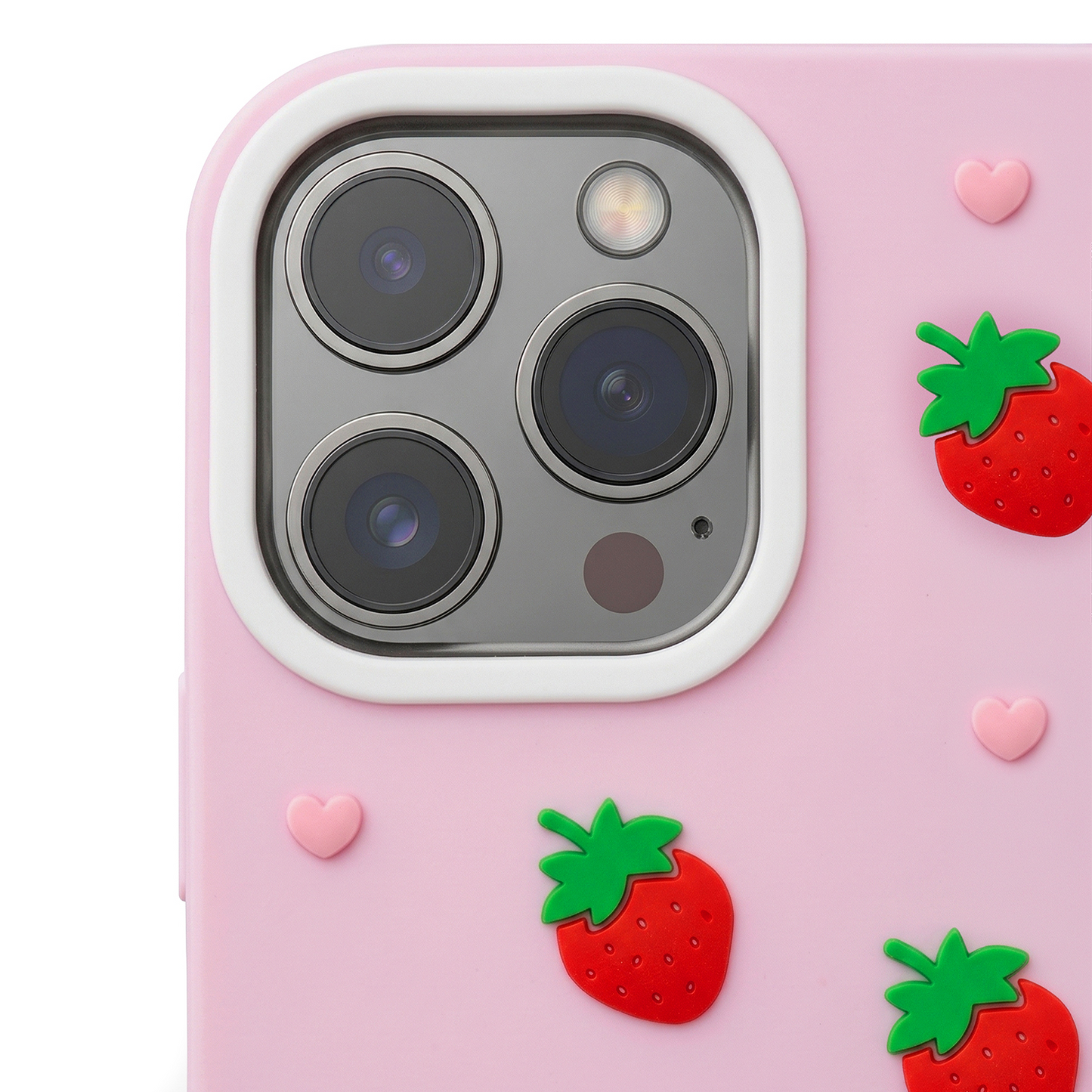 Case for Apple iPhone 12 / 12 Pro, OEM, Strawberry, Pink
