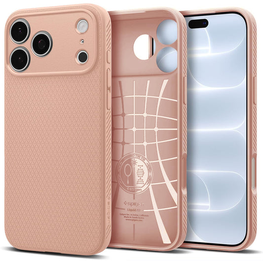 Case for Apple iPhone 18 Pro Max / 17 Pro Max, Spigen, Liquid Air, Pink ACS12115