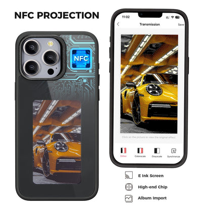 Case for Apple iPhone 14 Pro, OEM, Customized E-Ink Display, Black
