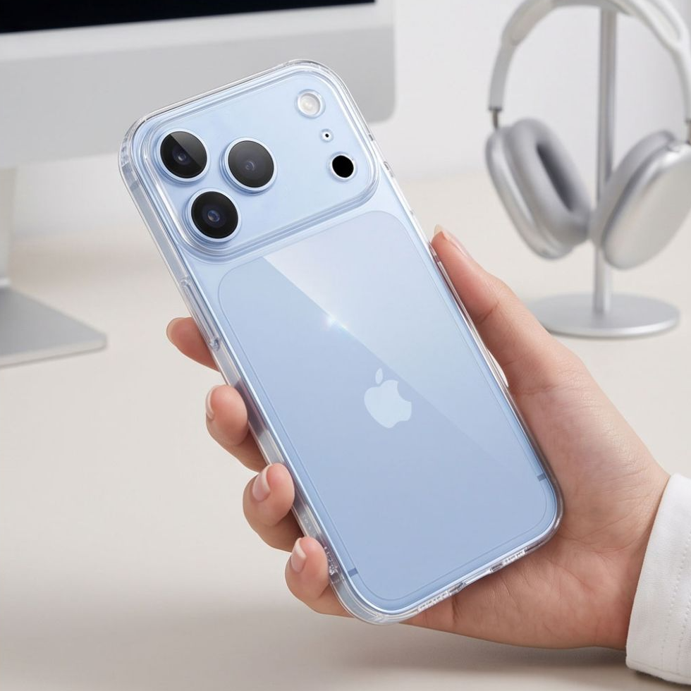 Case for Apple iPhone 18 Pro / 17 Pro, Tech-Protect, Flexair with Screen Protector, Transparent