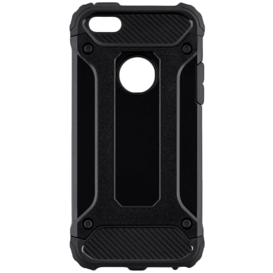 Case for Apple iPhone SE (2016) / 5 / 5s, Techsuit, Hybrid Armor, Black