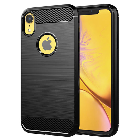 Case for Apple iPhone XR, Techsuit, Carbon, Black