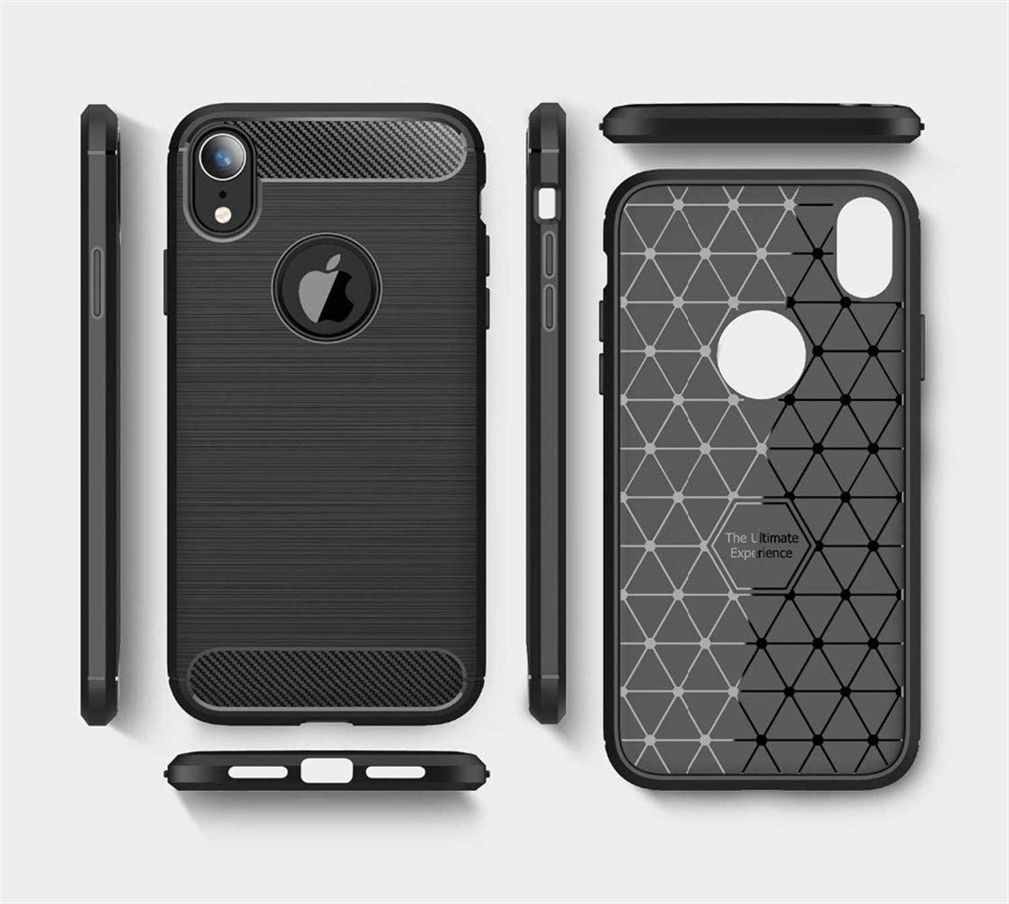 Case for Apple iPhone XR, Techsuit, Carbon, Black