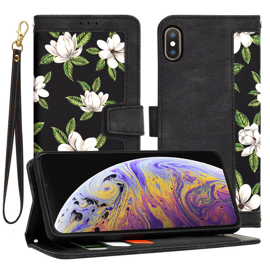Case for Apple iPhone XS Max, Techsuit, FlipCraft, Black