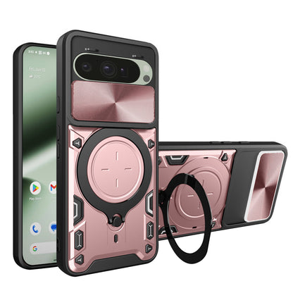 Case for Google Pixel 10 Pro / 10, Techsuit, CamGuard Pro, Rose Gold