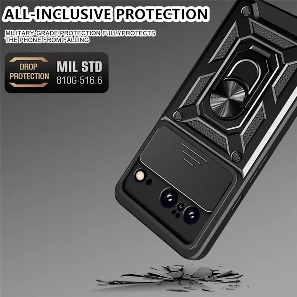 Case for Google Pixel 8, Techsuit, CamShield, Black