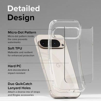 Case for Google Pixel 9 / 9 Pro, Ringke, Fusion, Transparent