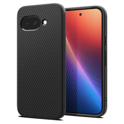 Case for Google Pixel 9a, Spigen, Liquid Air, Matte Black ACS09039