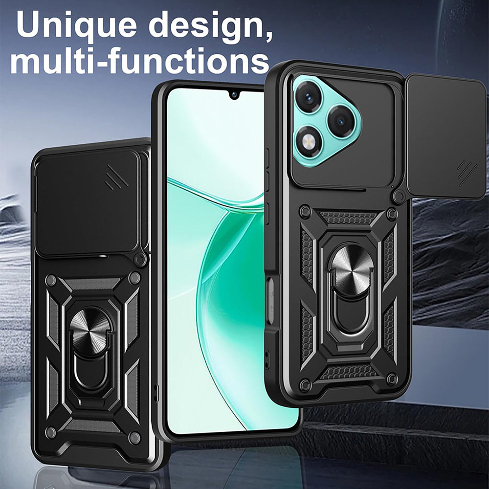 Case for Honor 400 Lite, Techsuit, CamShield, Green