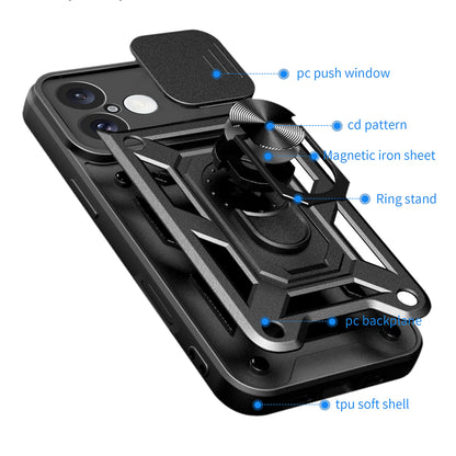 Case for Honor 400 Pro, Techsuit, CamShield, Blue