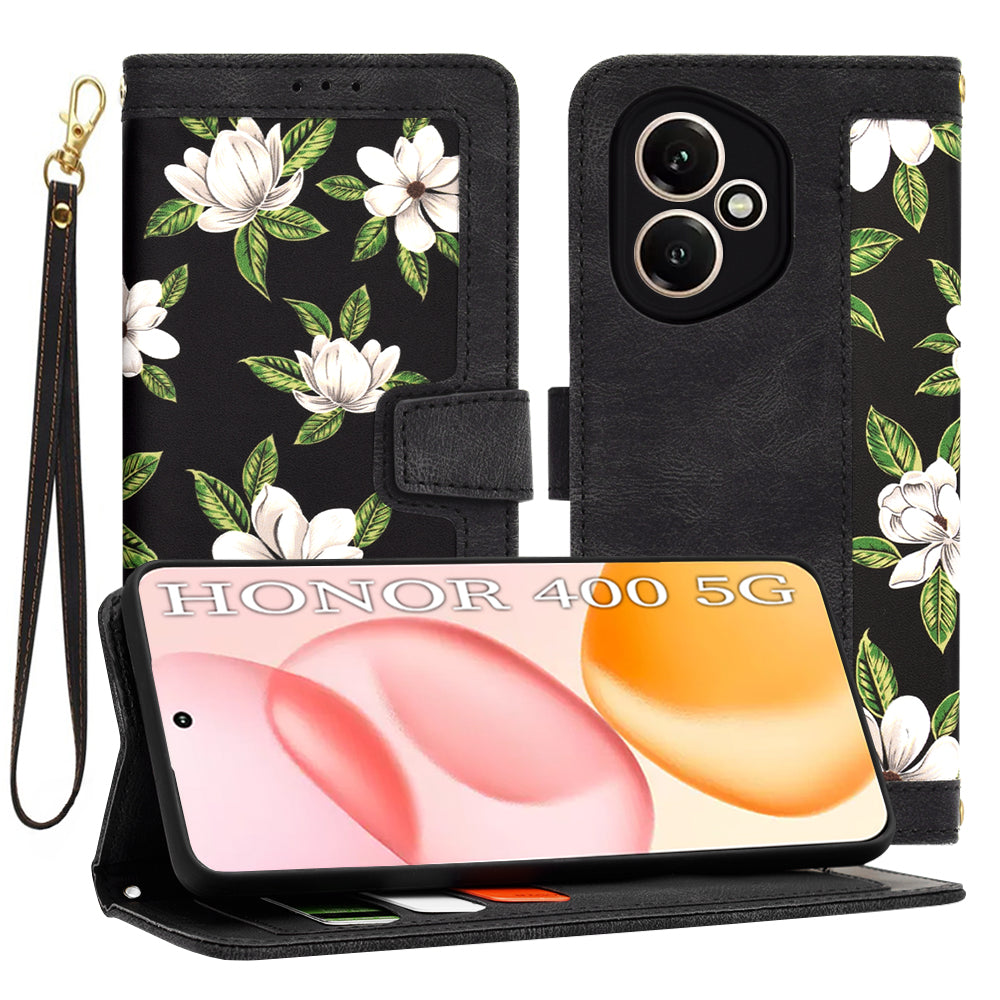 Case for Honor 400, Techsuit, FlipCraft, Black
