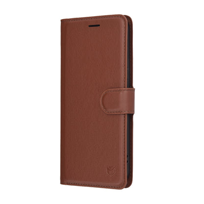 Case for Honor 400, Techsuit, Leather Folio, Brown