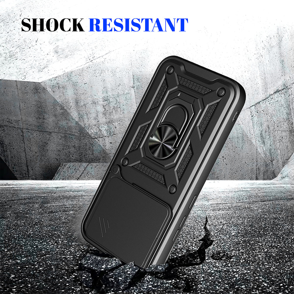 Case for Honor 600 Lite, Techsuit, CamShield, Black