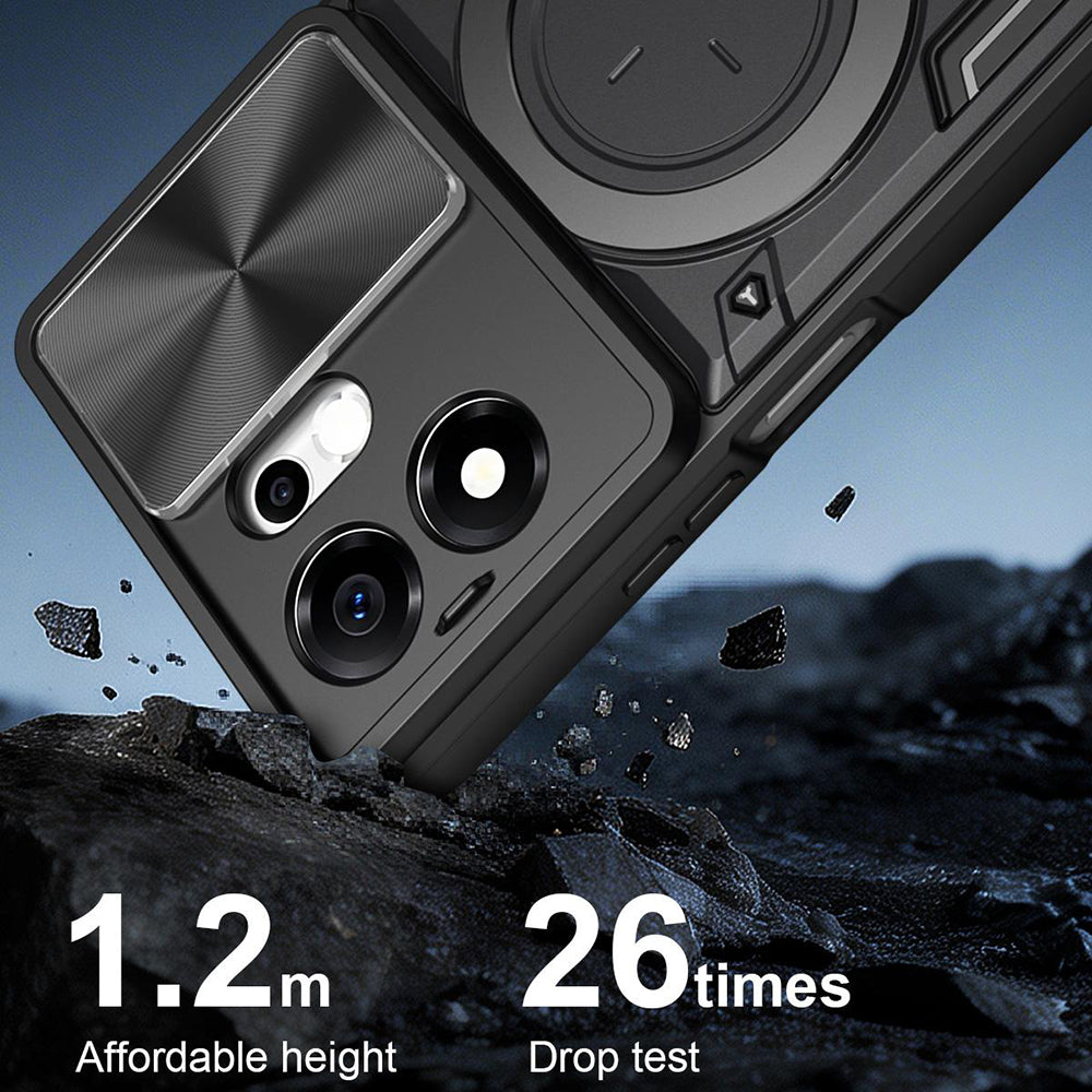 Case for Honor 600 Smart, Techsuit, CamGuard Pro, Black