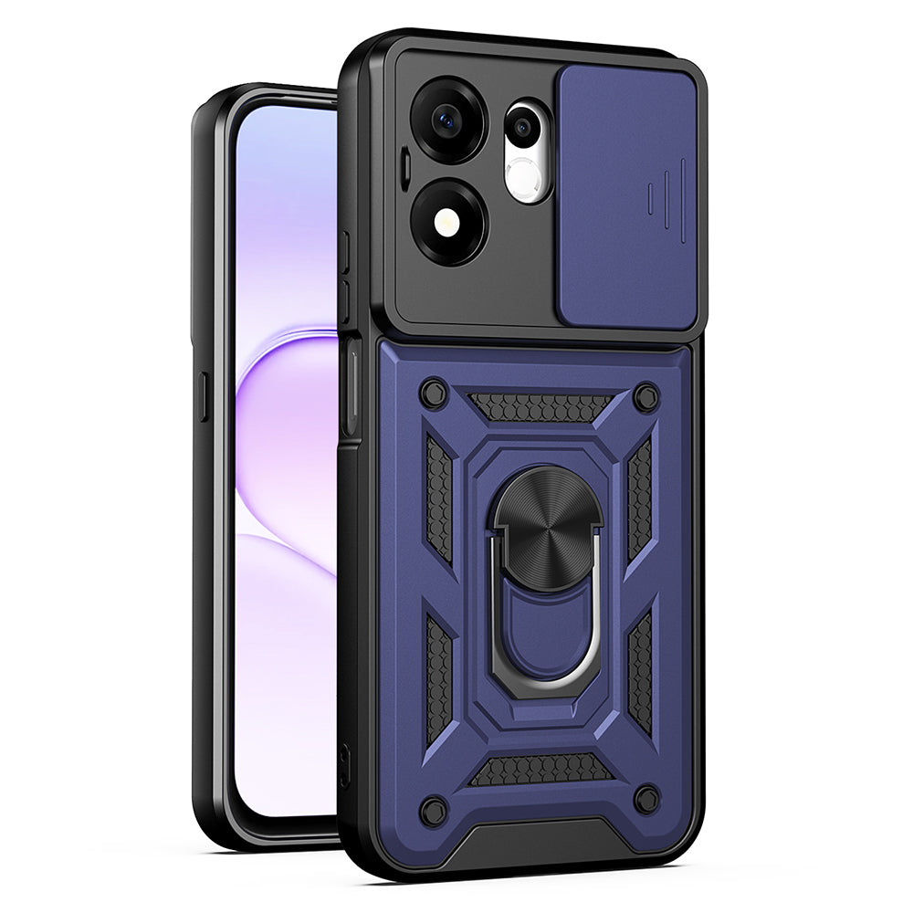 Case for Honor 600 Smart, Techsuit, CamShield, Blue