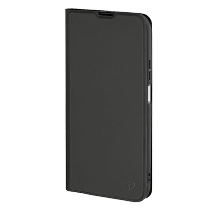 Case for Honor 600 Smart, Techsuit, Magskin Book Long Blitz Cutout, Black