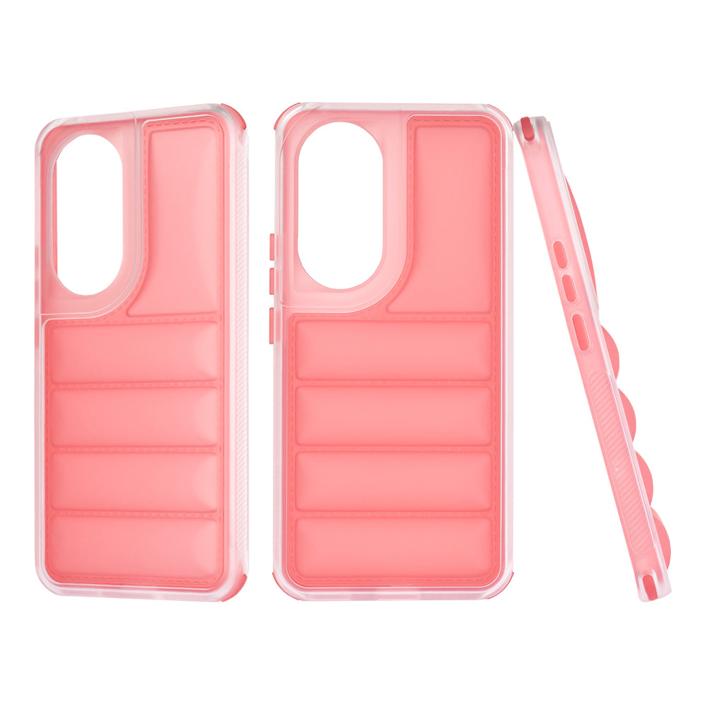 Case for Honor 90, Techsuit, Wave Shield, Red
