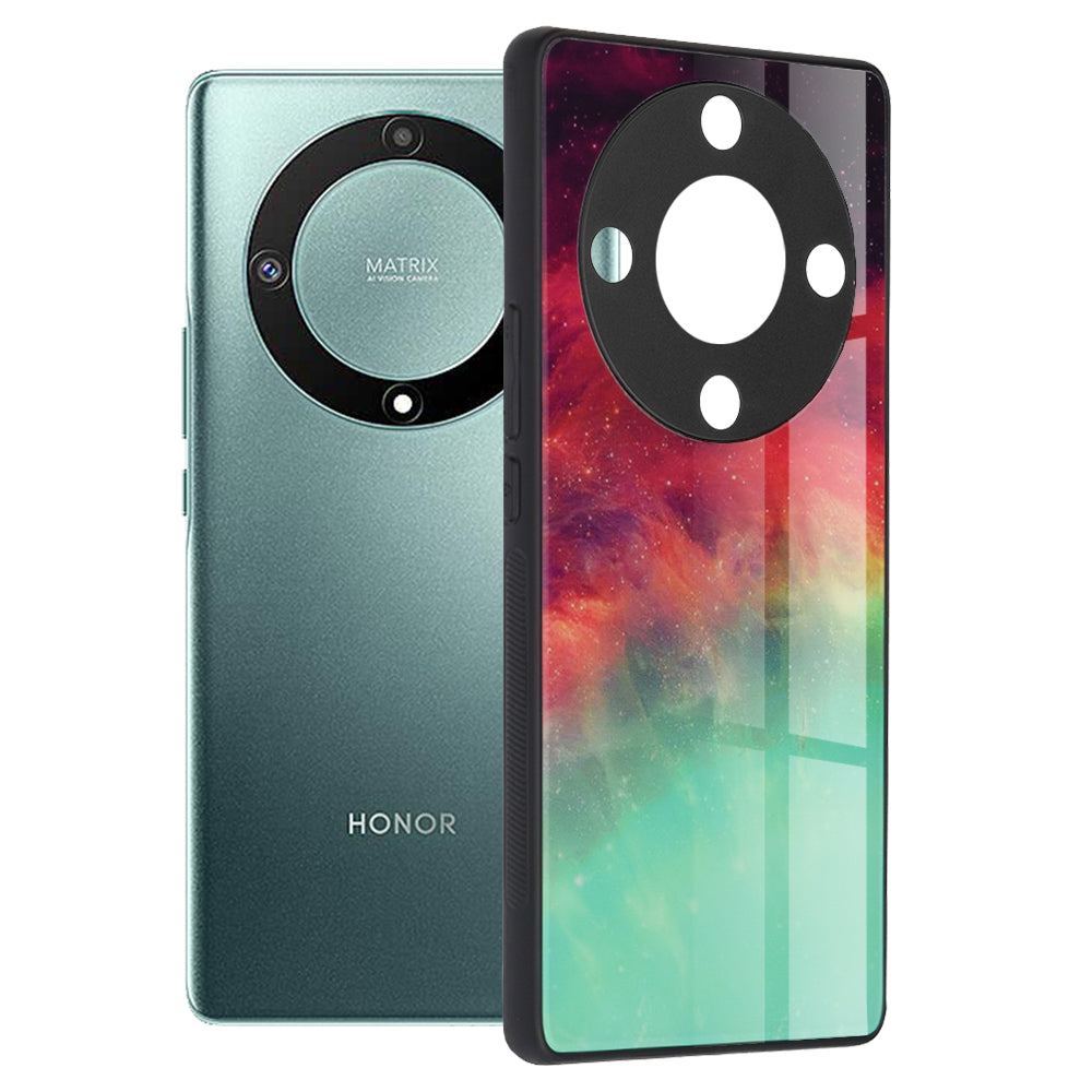 Case for Honor Magic5 Lite, Techsuit, Glaze, Turquoise