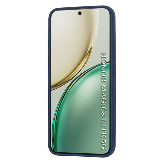 Case for Honor Magic8 Lite, Techsuit, SoftFlex, Navy Blue