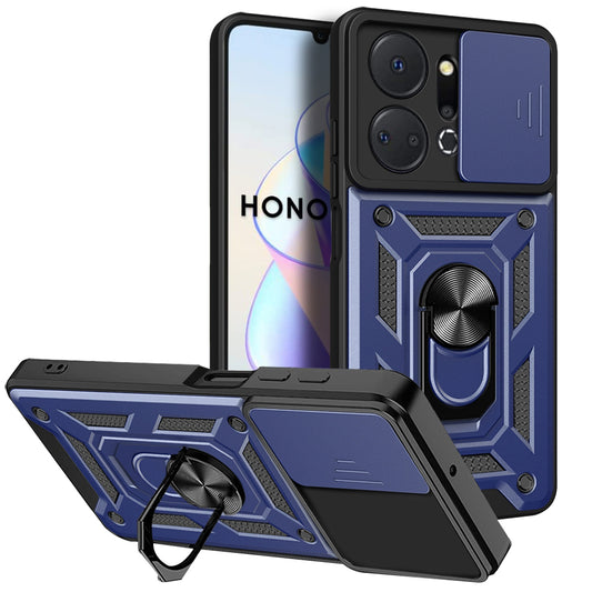Case for Honor X7a, Techsuit, CamShield, Blue