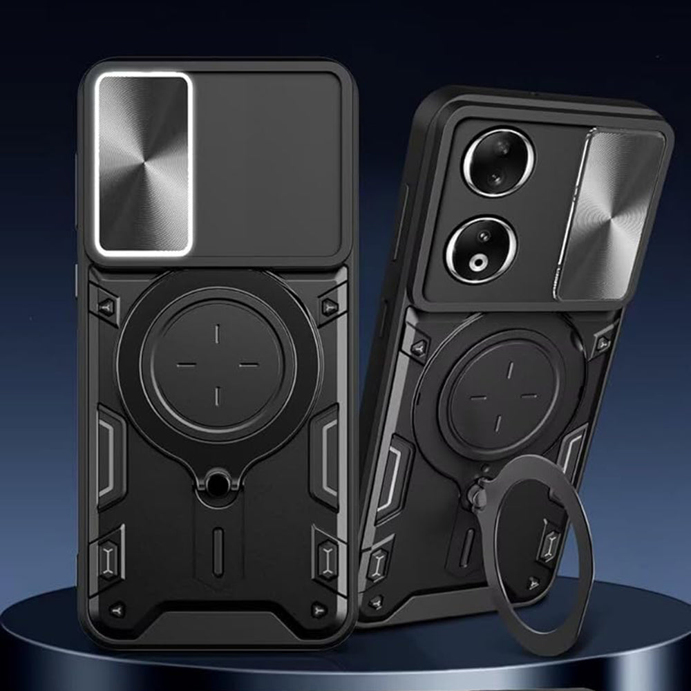 Case for Honor X7b 5G / 90 Smart / X7b 4G, Techsuit, CamGuard Pro, Black
