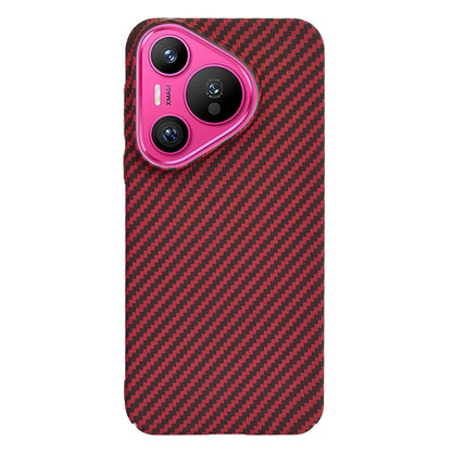 Case for Huawei Pura 70, Techsuit, Carbonite FiberShell, Red