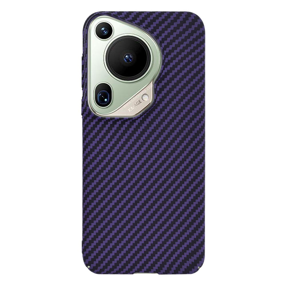 Case for Huawei Pura 70 Ultra, Techsuit, Carbonite FiberShell, Purple